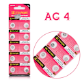Miniatyrbillede 1 af 2: Alkalisk Knappcellbatteri SR66 / V377 / AG4 / LR626 Storpack Silver