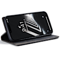 Miniatyrbillede 8 af 11: CASEME Retro tegnebog taske til iPhone 14 - sort Black