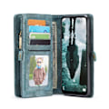 Miniatyrbild 7 av 11: CASEME Samsung Galaxy A13 5G / A04s 4G Retro läder plånboksfodral - Blå Blå