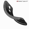 Miniatyrbild 5 av 5: Nokia 8.1 TPU-skal Litchi Grain Svart