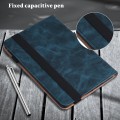 Miniatyrbillede 10 af 11: Til iPad 10.2 (2021)/(2020)/(2019) Almindeligt PU-læder tabletcover Blue