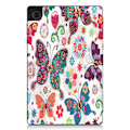 Miniatyrbillede 5 af 7: Trifoldet stativetui til Lenovo Tab M10 HD Gen 2 - Butterfly Multicolor