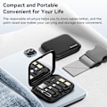 Miniatyrbillede 5 af 9: TOOCKI USB-C til USB-C kabel USB+iP+Micro USB Adapter Case Black