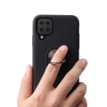 Pikkukuva 8 / 9: Samsung Galaxy A12 Ring Kickstand Soft Hybrid Case with Metal Sheet Black