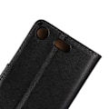 Miniatyrbillede 5 af 11: Sony Xperia XZ1 Compact Pung Stativ Split Læderetui Black