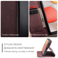 Miniatyrbilde 6 av 6: CASEME Lommebok-deksel Samsung Galaxy S21 - Vinrød Wine red