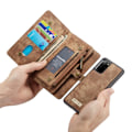 Miniatyrbillede 2 af 9: Samsung Galaxy S20 Plus CASEME Detachable 2-in-1 case - Brown Brown