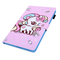 Pikkukuva 8 / 8: Samsung Galaxy Tab A9 Flip Stand Case PU Leather Pattern Tablet Cover Multicolor