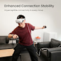 Miniatyrbild 8 av 10: QC-8.5 5 m länkkabel för Meta Quest 3 3S PICO 4 VR Headset USB 3.0 hög hastighet Vit