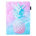 Miniatyrbillede 6 af 7: Til iPad 10.9 (2022) Tabletetui Cover Foldbart stativ - Blå Ananas Blue