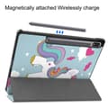 Miniatyrbilde 5 av 9: Tri-fold Smart-etui med stativ for Samsung Galaxy Tab S10+ (S10 Plus) Multicolor