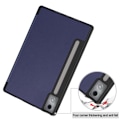 Miniatyrbild 9 av 10: För Lenovo Idea Tab Pro Fodral Tri-Fold Stativ Skal med pennhållare - MörkBlå Blå