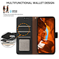 Pikkukuva 2 / 9: ABEEL for OnePlus Nord 4 Case Wallet Case Shell Phone Case RFID-esto Black