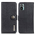 Pikkukuva 1 / 6: KHAZNEH Wallet Stand Case for Xiaomi Redmi Note 10 4G / Note 10S Black