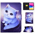 Miniatyrbillede 1 af 10: Til iPad 10.9 (2022) Tabletetui Cover Foldbart stativ - Kat White