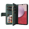Miniatyrbillede 3 af 10: KT Multifunktion Series-5 Til Samsung Galaxy A14 Telefontaske - Grøn Green