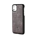 Miniatyrbillede 9 af 10: DG.MING til iPhone 11 stilfuld tegnebog taske - kaffe Brown