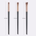 Pikkukuva 4 / 4: 3kpl meikkisiveltimiä Eyeshadow Eyeliner Eyebrow Makeup - Musta + kulta Black