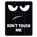 Miniatyrbillede 3 af 6: Til iPad Air 13 (2024) Etui Tre-fold Stativ Tablet Cover med Pen Holder - Don't Touch Black