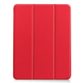 Pikkukuva 11 / 11: iPad Air 11 (2024) Kolminkertainen Teline Tabletin Suojakuori Kynäpidikkeellä Red
