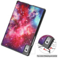 Miniatyrbillede 4 af 9: Til Lenovo Tab M9 Trifoldet Stativdæksel - Starry sky Multicolor