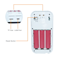Miniatyrbild 6 av 11: WiFi 1080P Rörelsedetektering Dörrklocka Kamera för hemsäkerhet Svart