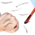 Miniatyrbilde 2 av 5: Vinklet øyenbrynsbørste Eyeliner Makeup Brush Pink