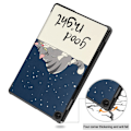 Miniatyrbild 4 av 9: Tri-fold Fodral till Lenovo Tab M10 Gen 3 - Cat multifärg