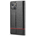 Miniatyrbillede 3 af 5: LC.IMEEKE Pung Taske til iPhone 15 Plus - Sort Black