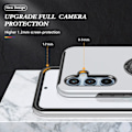 Miniatyrbilde 3 av 7: Etui til Samsung Galaxy A16 5G / A16 4G PC+TPU med roterbar ringholder Silver