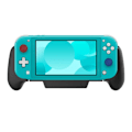 Miniatyrbild 3 av 9: Kompatibel med Nintendo Switch + Switch Lite 2500mAh bärbar laddare Laddstation stativ lock Svart