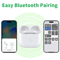 Miniatyrbilde 3 av 11: For AirPods 3 ladeveske Innebygd 620mAh batteri trådløs lading USB-C White