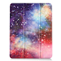 Miniatyrbilde 7 av 8: Etui for iPad Air 11 (2024) med tredelt stativ, tablettdeksel med pennholder - Galaxy Multicolor