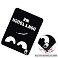 Miniatyrbilde 6 av 6: Etui for iPad Air 13 (2024) - Tri-fold Stativ, Tablettdeksel med pennholder - Don't Touch Black