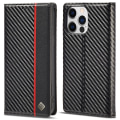 Miniatyrbillede 1 af 7: LC.IMEEKE Pung Taske til iPhone 15 Pro - Sort Black