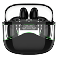 Miniatyrbilde 6 av 8: Trådløse Bluetooth-hodetelefoner In-Ear Ultra-Lang Standby Samtale Sportshodetelefoner - Svart Black