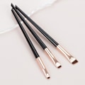 Pikkukuva 2 / 4: 3kpl meikkisiveltimiä Eyeshadow Eyeliner Eyebrow Makeup - Musta + kulta Black