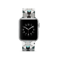 Pikkukuva 1 / 5: Silicone Watchband for Apple Watch 4 40mm, Series 3 / 2 / 1 38mm - Vertical Stri Multicolor