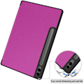 Miniatyrbillede 4 af 7: Trifoldet stativ Smart Taske til Samsung Galaxy Tab S10+ (S10 Plus) Purple