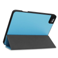 Miniatyrbillede 4 af 6: Til iPad Pro 11 2021 Trifoldet stativ-tabletetui - SkyBlue Light blue