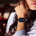 Miniatyrbild 4 av 6: Xiaomi Mi Watch 18 mm klockarmband i äkta läder - Svart Svart