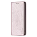 Miniatyrbillede 2 af 6: BINFEN COLOR Til Google Pixel 8a Etui PU Læder Telefoncover Pink gold