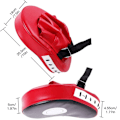 Miniatyrbillede 3 af 10: WOSWEIR 2 stk Boksning Karate Taekwondo Muay Thai Mitsar udstyr Mitsar Pads Red