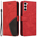 Miniatyrbillede 1 af 8: Til Samsung Galaxy S23+ (Plus) KT Series-1 dobbeltfarve - Rød/Sort Red