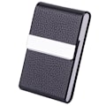 Miniatyrbillede 1 af 6: Kortholder Visitkortholder Magnetisk Lukning - Sort Black