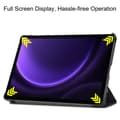 Miniatyrbilde 5 av 8: Tri-fold Smart-etui med stativ for Samsung Galaxy Tab S9 FE Multicolor