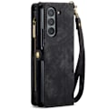 Miniatyrbillede 3 af 8: Samsung Galaxy Z Fold6 5G CASEME Multikortspor Stativ Telefondæksel - Sort Black