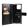 Miniatyrbillede 6 af 10: MERCURY GOOSPERY Blue Moon Wallet Case iPhone 12 Mini Black Black