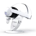 Miniatyrbillede 4 af 4: Meta Oculus Quest 3 VR Headset Display Stand Base Holder Sæt White