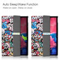 Miniatyrbilde 6 av 8: Trifoldbart deksel til Lenovo Tab P11 TB-J606F - Graffiti Multicolor